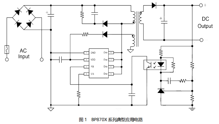 BP8705D应用电路图 BP8705D应用电路图