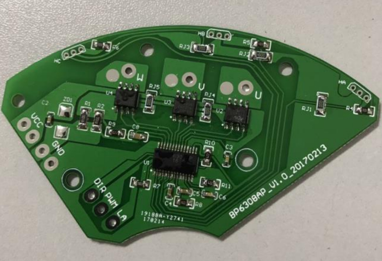 BP6308AP电路板实物图