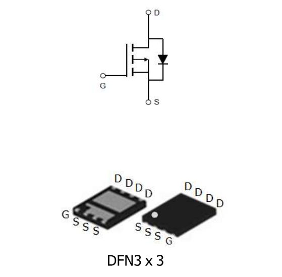 AP90P03Q PMOS管典型应用电路与引脚