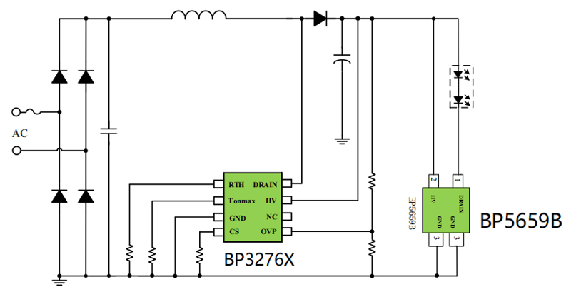 欧洲ErP高效率可控硅调光方案原理图电路 欧洲ErP高效率可控硅调光方案原理图电路
