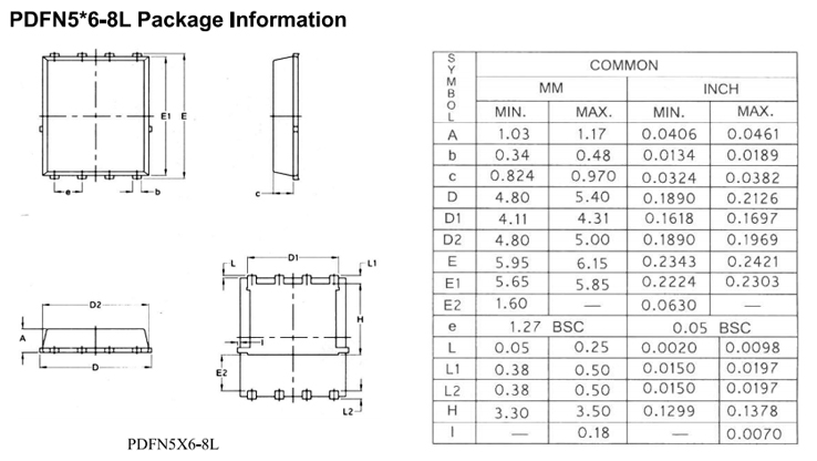 APG095N01G封装尺寸信息